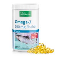 Omega-3 κάψουλες ιχθυέλαιου 500 mg XXL οικονομική συσκευασία 1000 κάψουλες
